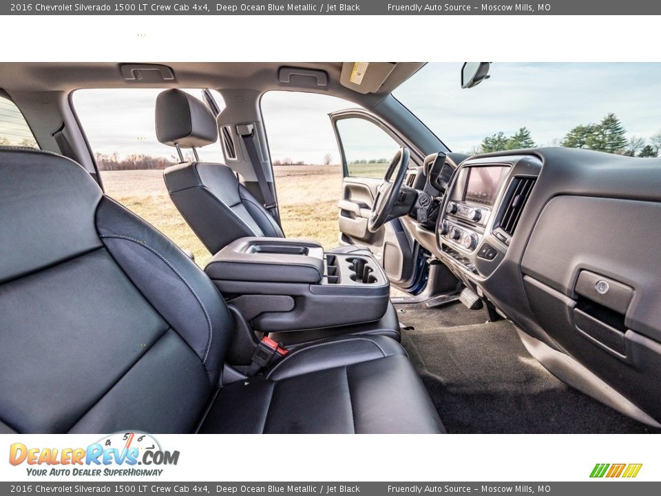 2016 Chevrolet Silverado 1500 LT Crew Cab 4x4 Deep Ocean Blue Metallic / Jet Black Photo #24