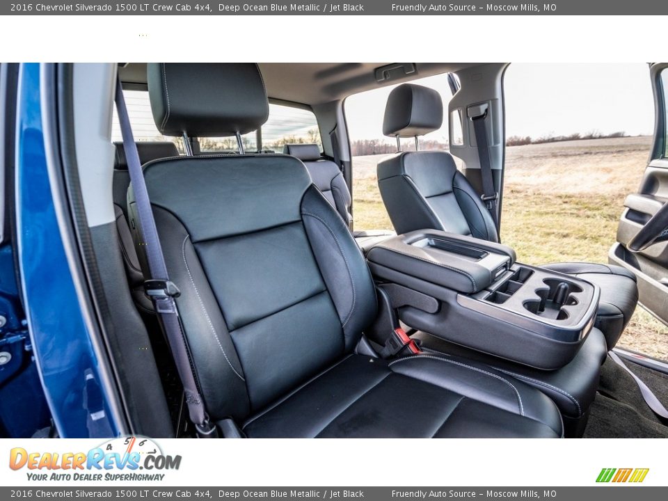 2016 Chevrolet Silverado 1500 LT Crew Cab 4x4 Deep Ocean Blue Metallic / Jet Black Photo #25