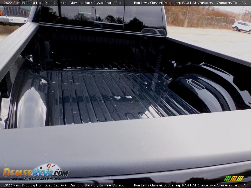 2022 Ram 1500 Big Horn Quad Cab 4x4 Diamond Black Crystal Pearl / Black Photo #7