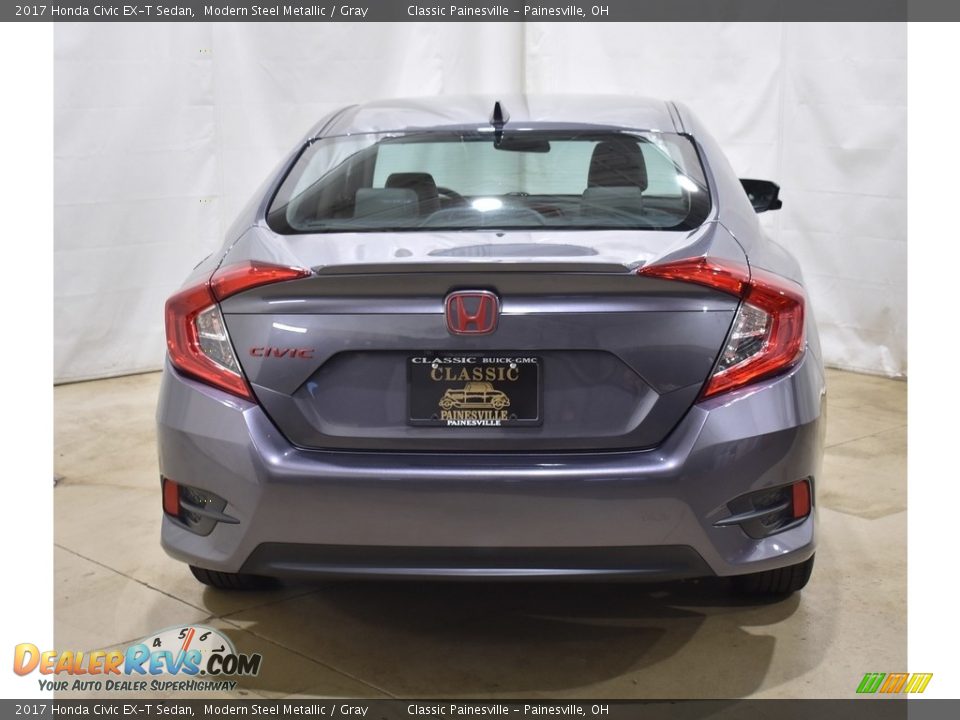 2017 Honda Civic EX-T Sedan Modern Steel Metallic / Gray Photo #3