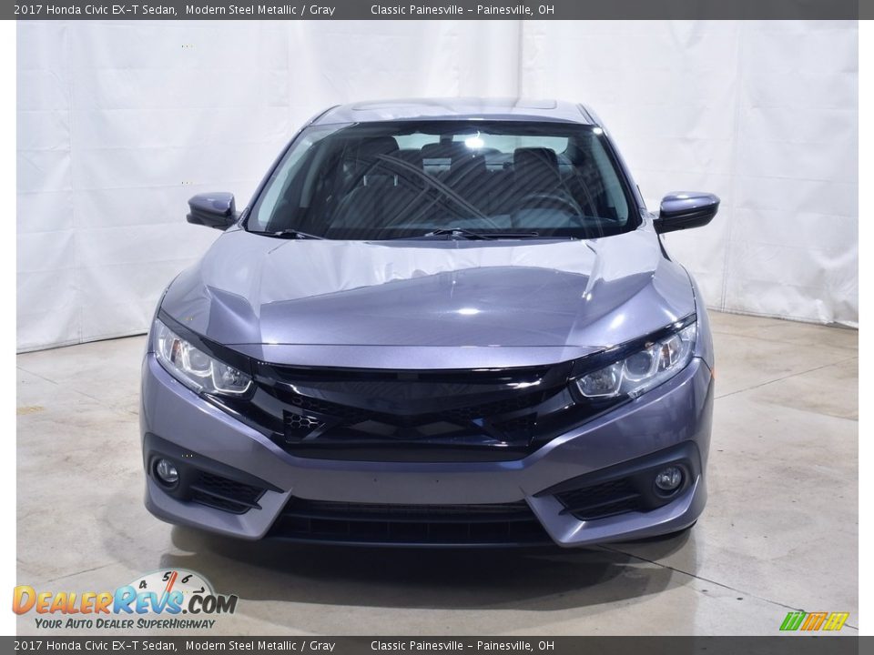 2017 Honda Civic EX-T Sedan Modern Steel Metallic / Gray Photo #4