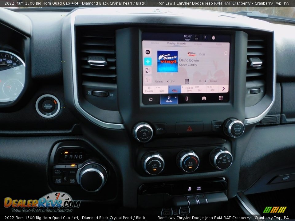 2022 Ram 1500 Big Horn Quad Cab 4x4 Diamond Black Crystal Pearl / Black Photo #16