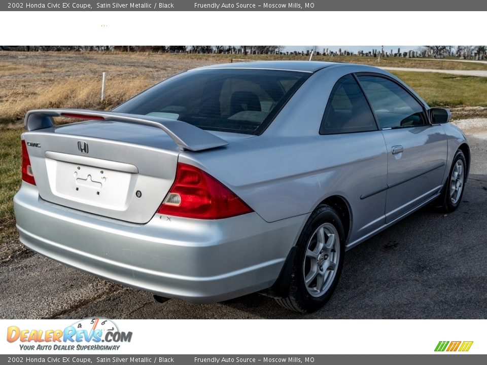 Satin Silver Metallic 2002 Honda Civic EX Coupe Photo #4