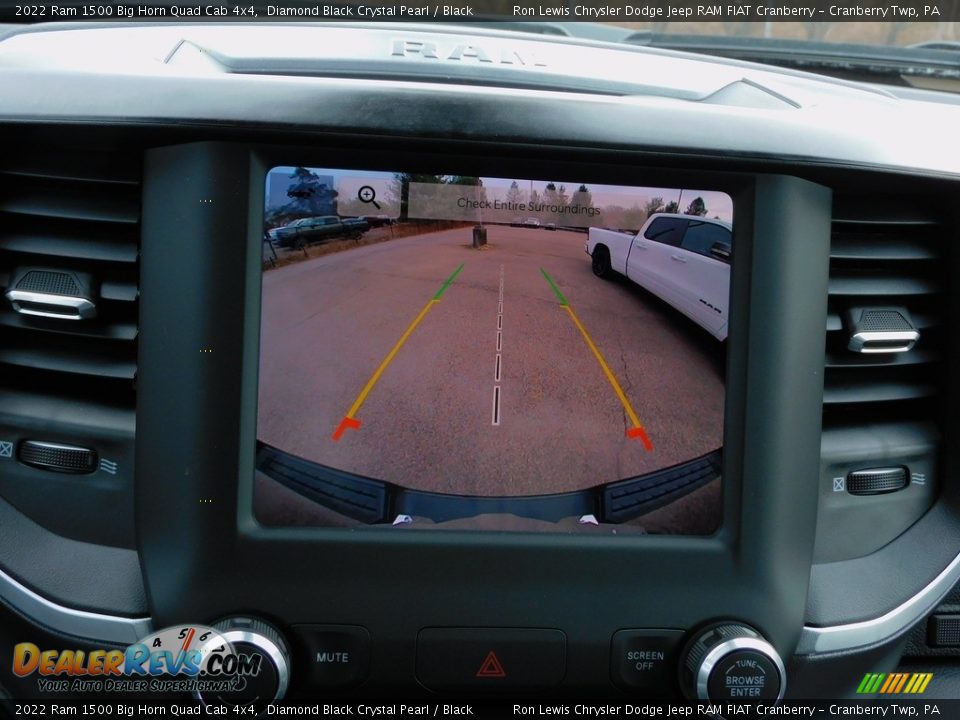 2022 Ram 1500 Big Horn Quad Cab 4x4 Diamond Black Crystal Pearl / Black Photo #17