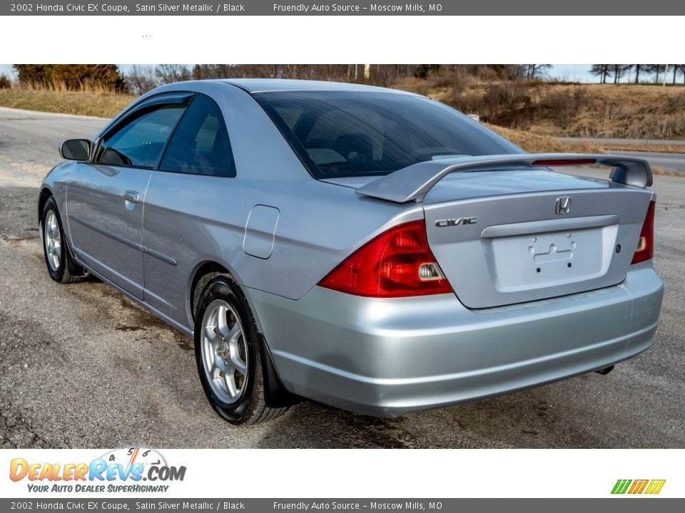 Satin Silver Metallic 2002 Honda Civic EX Coupe Photo #6