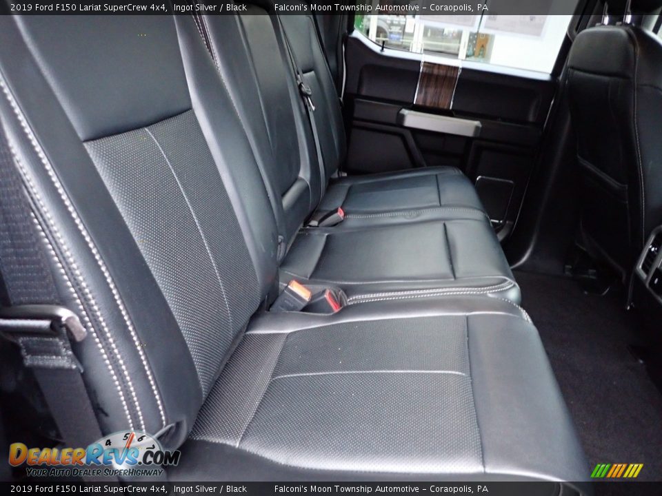 2019 Ford F150 Lariat SuperCrew 4x4 Ingot Silver / Black Photo #15