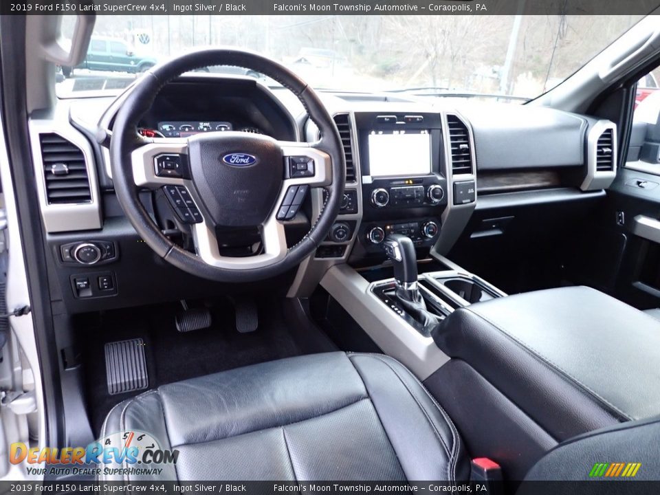 2019 Ford F150 Lariat SuperCrew 4x4 Ingot Silver / Black Photo #20