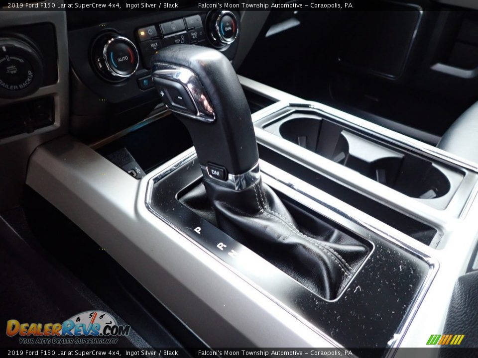 2019 Ford F150 Lariat SuperCrew 4x4 Ingot Silver / Black Photo #24