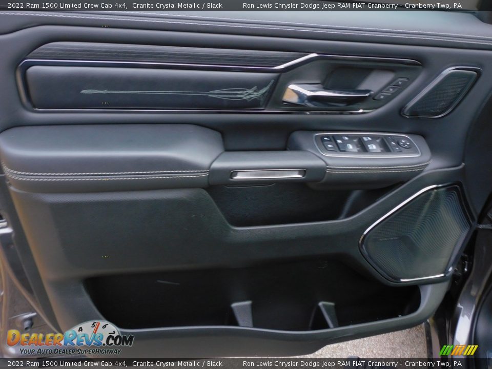 2022 Ram 1500 Limited Crew Cab 4x4 Granite Crystal Metallic / Black Photo #14