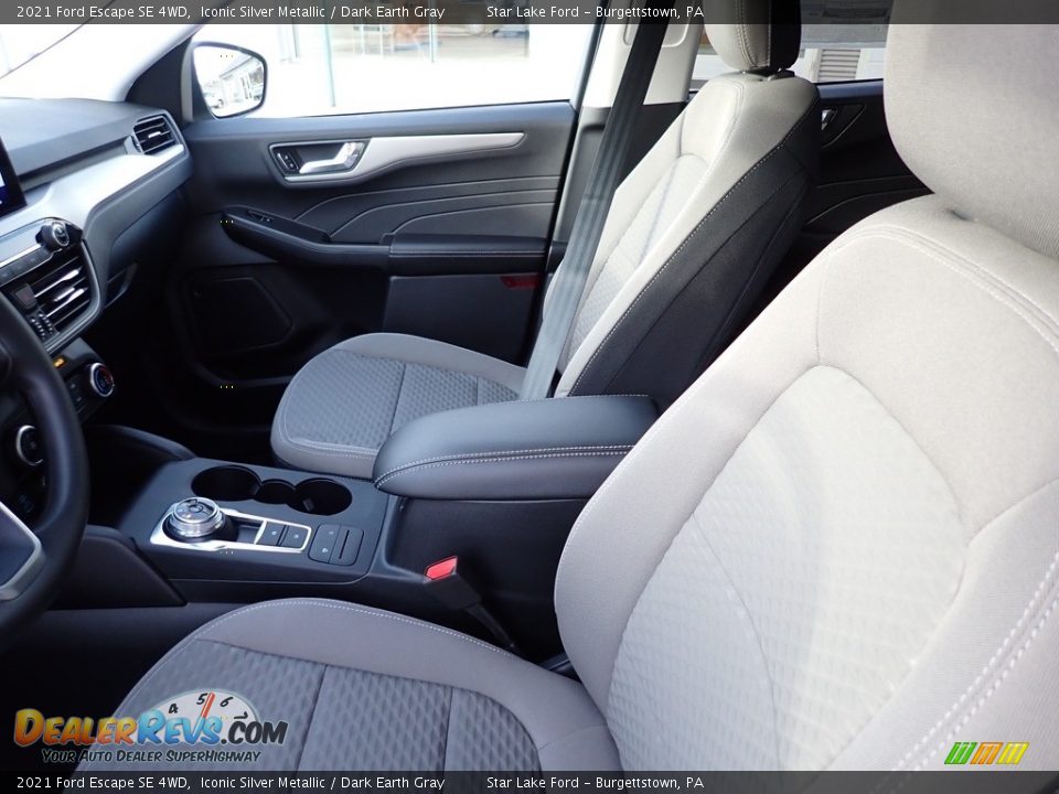 Front Seat of 2021 Ford Escape SE 4WD Photo #10