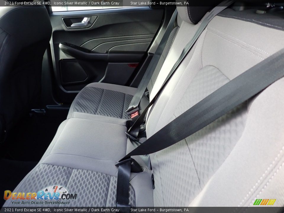 Rear Seat of 2021 Ford Escape SE 4WD Photo #11