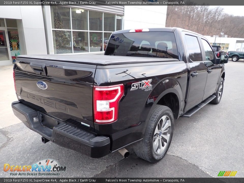 2019 Ford F150 XL SuperCrew 4x4 Agate Black / Earth Gray Photo #2