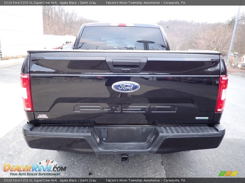 2019 Ford F150 XL SuperCrew 4x4 Agate Black / Earth Gray Photo #3