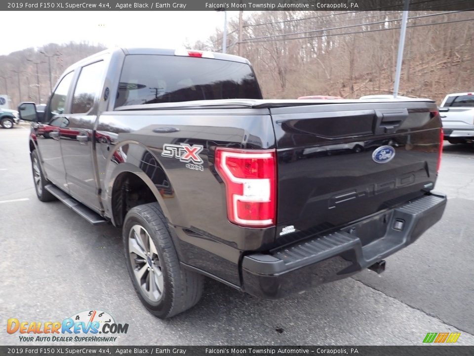 2019 Ford F150 XL SuperCrew 4x4 Agate Black / Earth Gray Photo #4