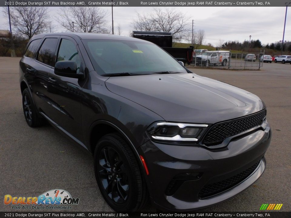 2021 Dodge Durango SXT Plus Blacktop AWD Granite Metallic / Black Photo #3