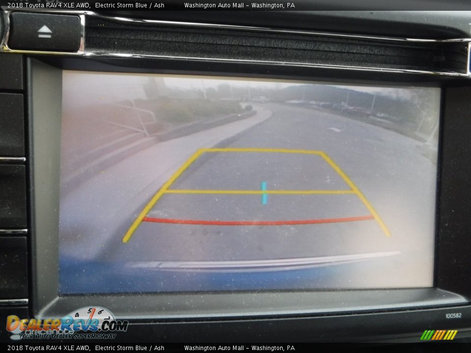 2018 Toyota RAV4 XLE AWD Electric Storm Blue / Ash Photo #6