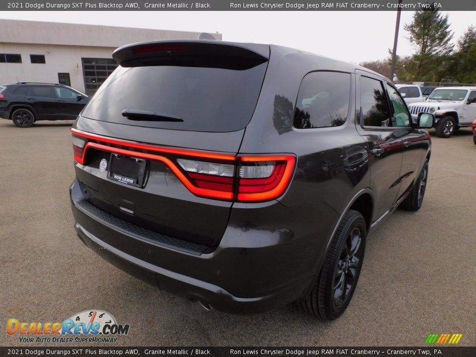 2021 Dodge Durango SXT Plus Blacktop AWD Granite Metallic / Black Photo #5