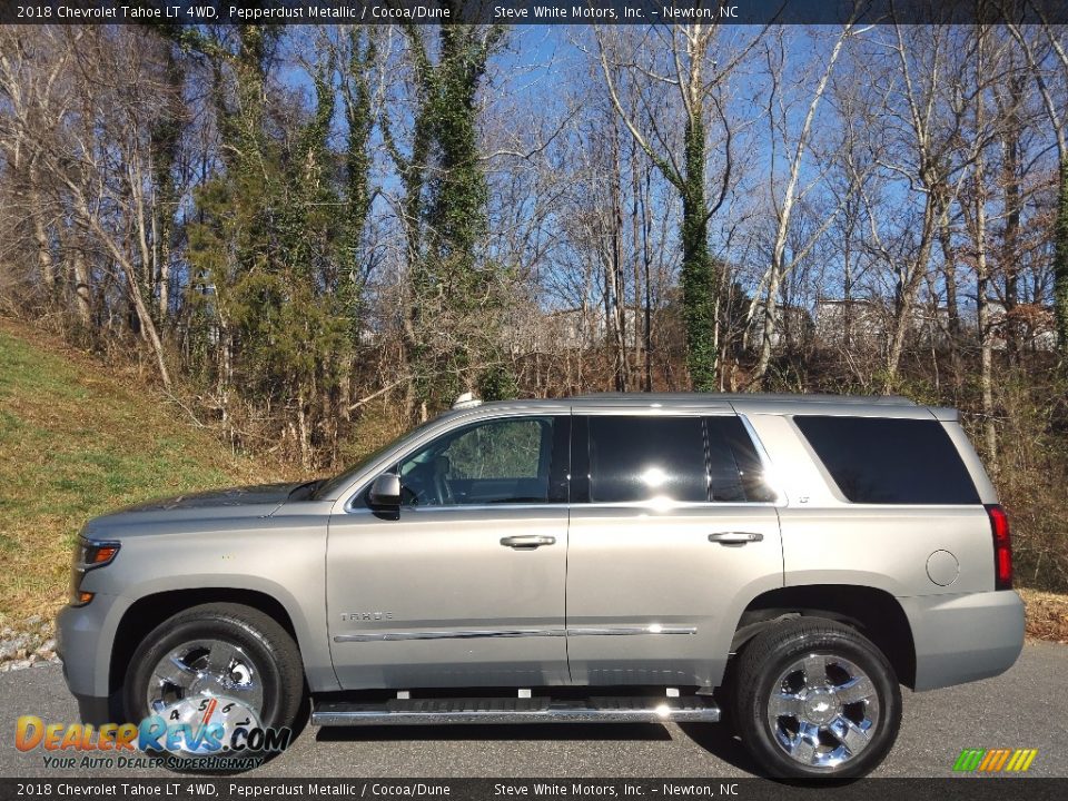 2018 Chevrolet Tahoe LT 4WD Pepperdust Metallic / Cocoa/Dune Photo #1