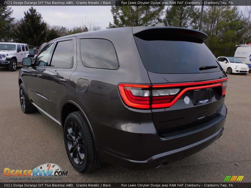2021 Dodge Durango SXT Plus Blacktop AWD Granite Metallic / Black Photo #8