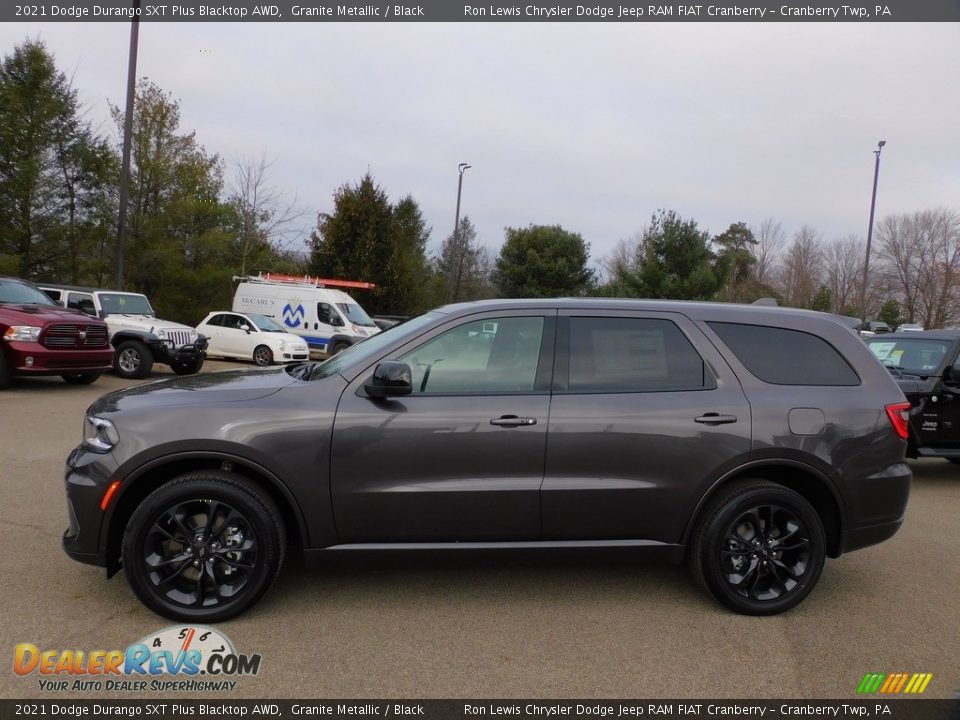 2021 Dodge Durango SXT Plus Blacktop AWD Granite Metallic / Black Photo #9