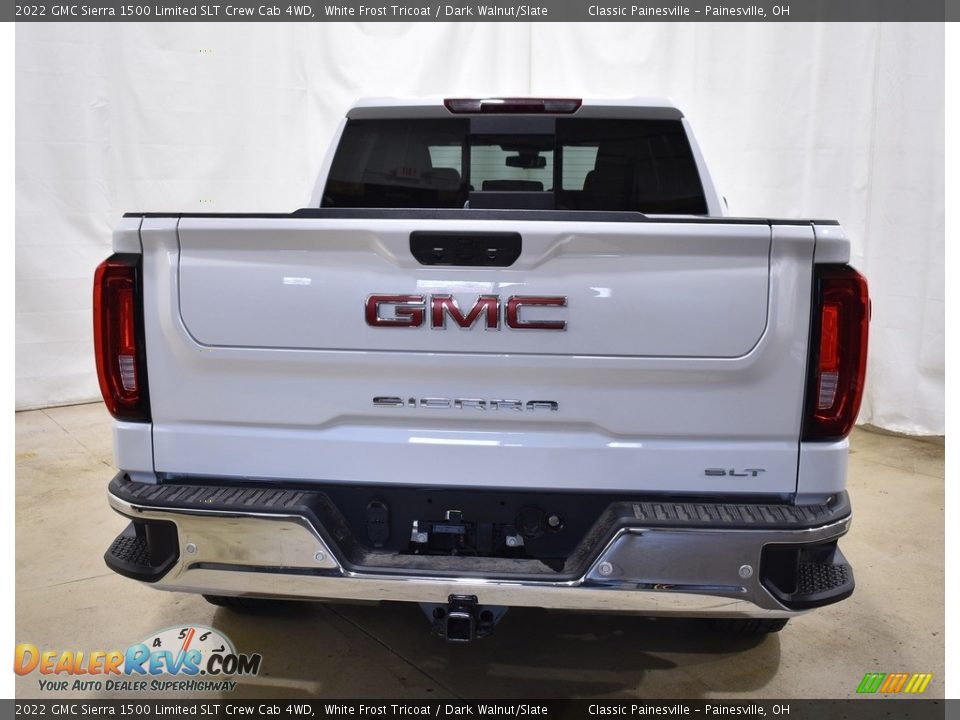 2022 GMC Sierra 1500 Limited SLT Crew Cab 4WD White Frost Tricoat / Dark Walnut/Slate Photo #3