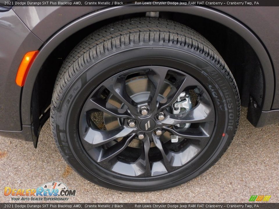 2021 Dodge Durango SXT Plus Blacktop AWD Granite Metallic / Black Photo #10