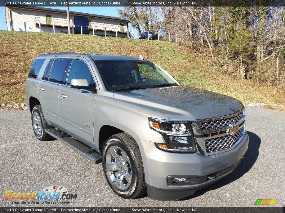 2018 Chevrolet Tahoe LT 4WD Pepperdust Metallic / Cocoa/Dune Photo #4