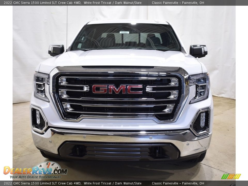 2022 GMC Sierra 1500 Limited SLT Crew Cab 4WD White Frost Tricoat / Dark Walnut/Slate Photo #4