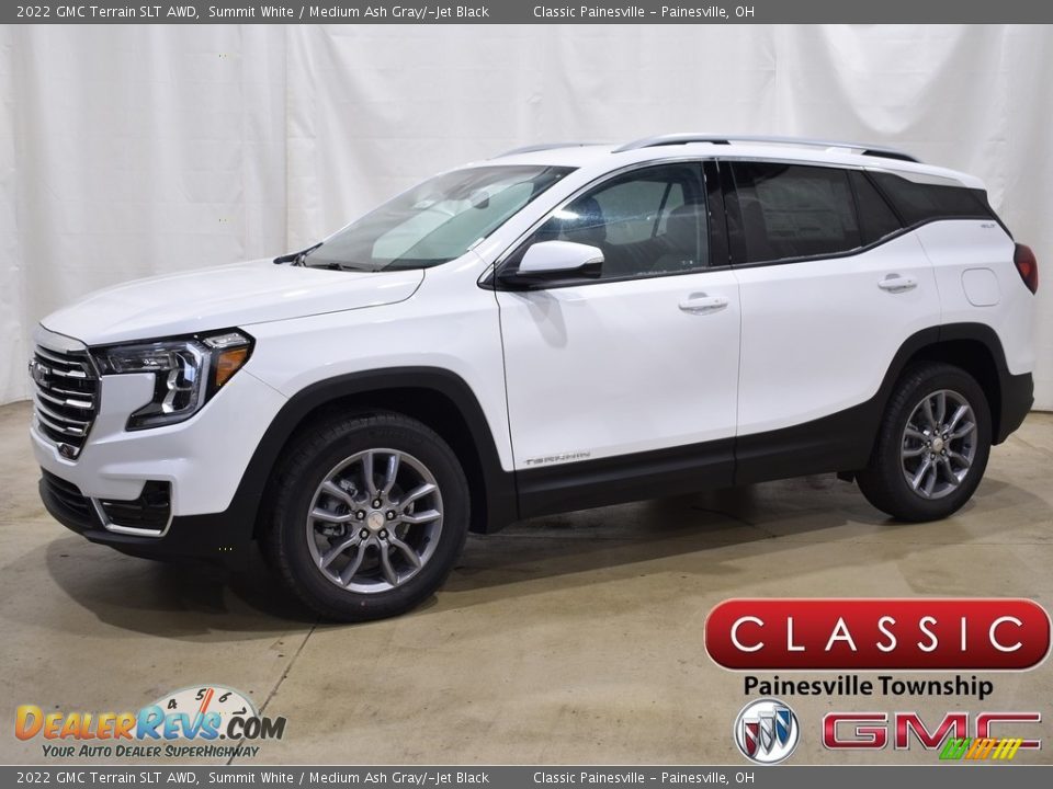 2022 GMC Terrain SLT AWD Summit White / Medium Ash Gray/­Jet Black Photo #1