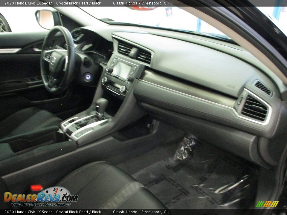 2020 Honda Civic LX Sedan Crystal Black Pearl / Black Photo #19