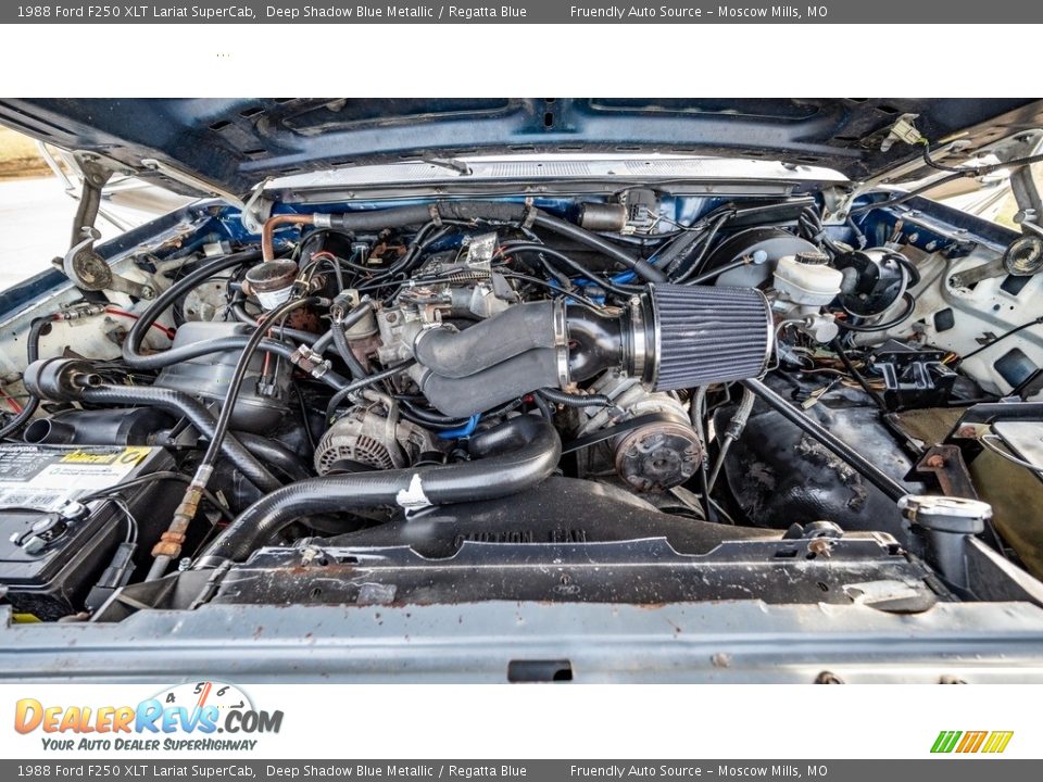 1988 Ford F250 XLT Lariat SuperCab 5.8 Liter OHV 16-Valve V8 Engine Photo #17