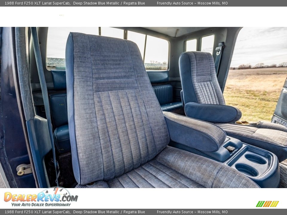 Front Seat of 1988 Ford F250 XLT Lariat SuperCab Photo #25