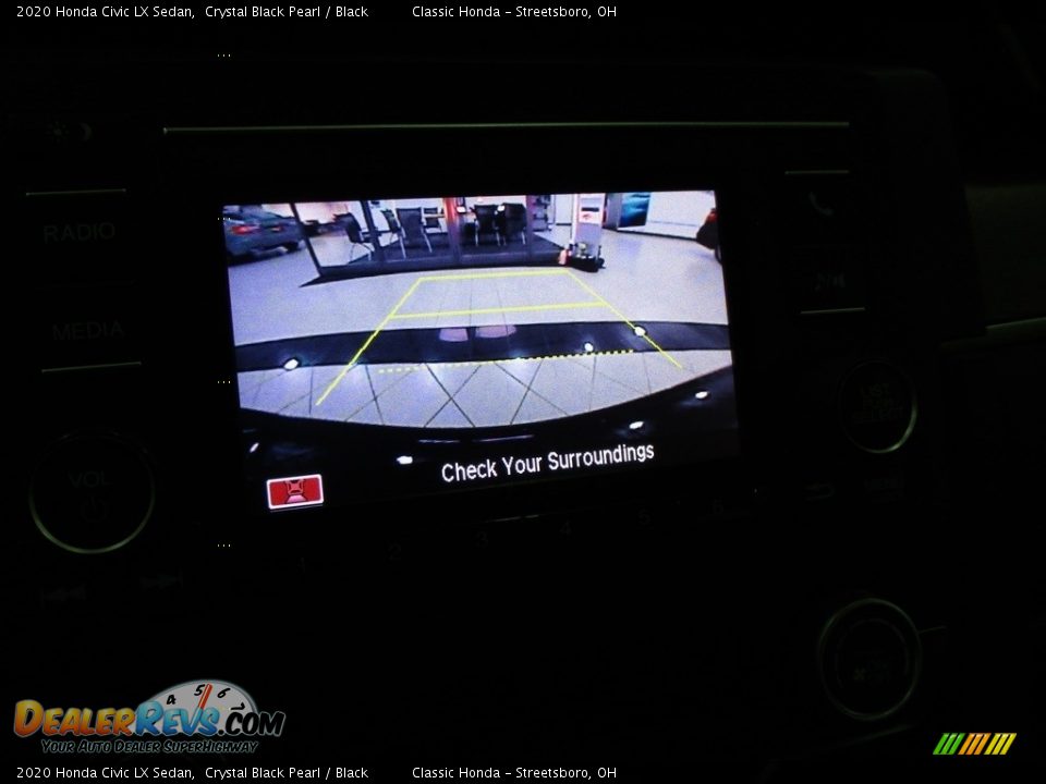 2020 Honda Civic LX Sedan Crystal Black Pearl / Black Photo #34