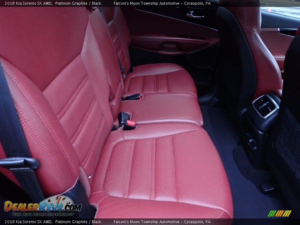 Rear Seat of 2018 Kia Sorento SX AWD Photo #17