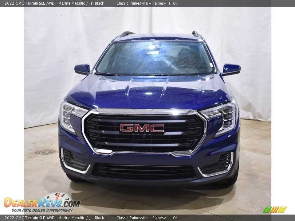 2022 GMC Terrain SLE AWD Marine Metallic / Jet Black Photo #4