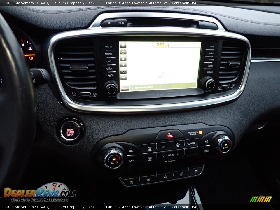2018 Kia Sorento SX AWD Platinum Graphite / Black Photo #26