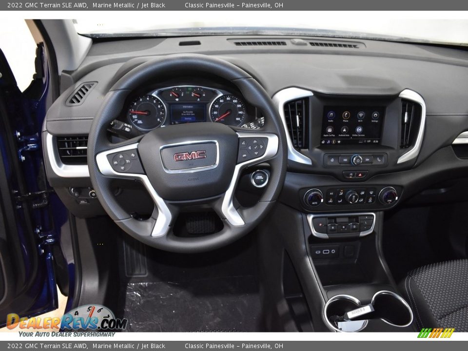 2022 GMC Terrain SLE AWD Marine Metallic / Jet Black Photo #10