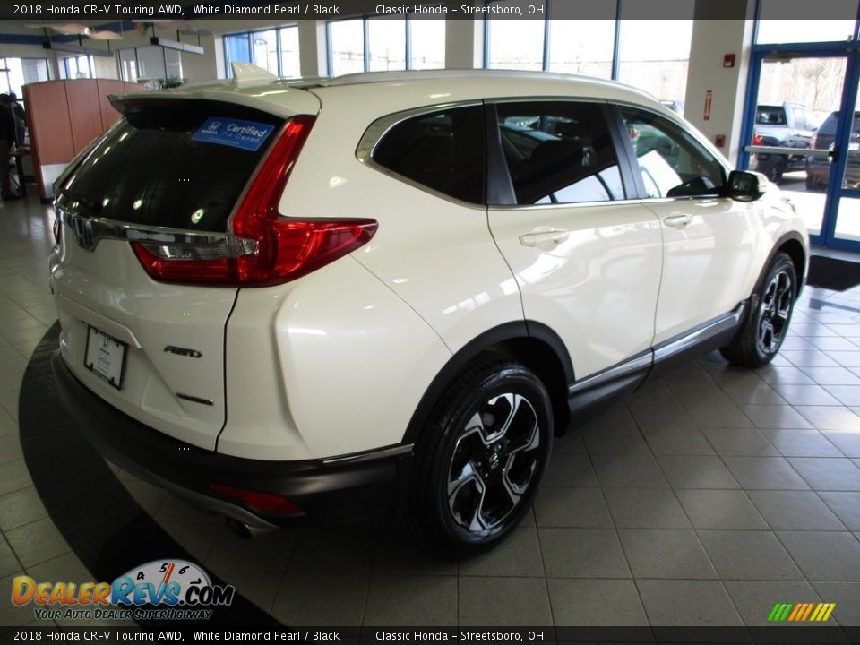 2018 Honda CR-V Touring AWD White Diamond Pearl / Black Photo #7