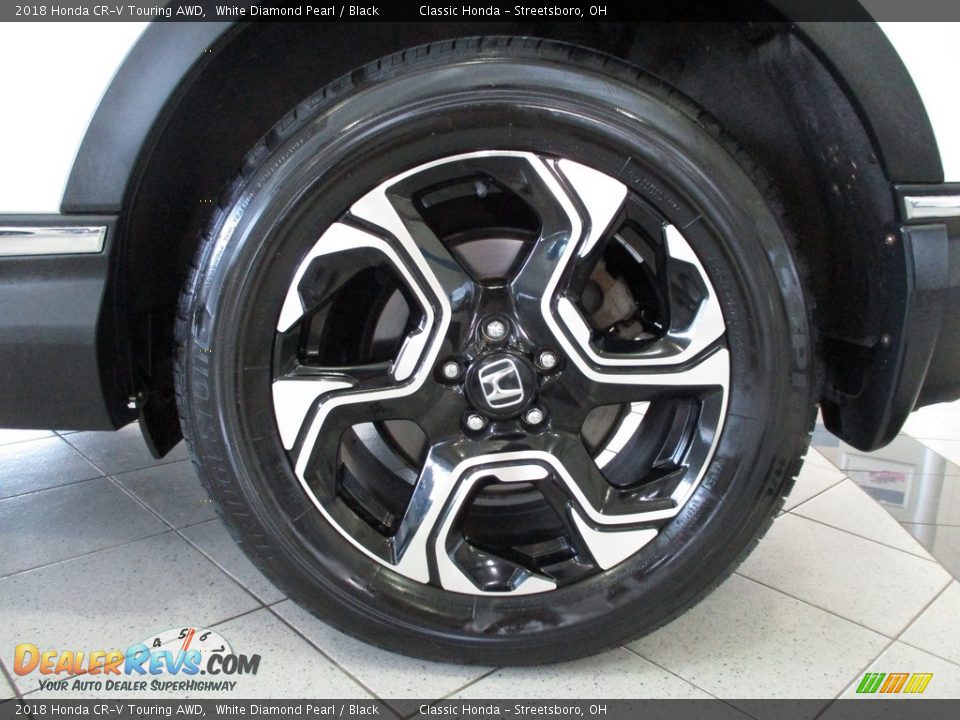 2018 Honda CR-V Touring AWD White Diamond Pearl / Black Photo #11