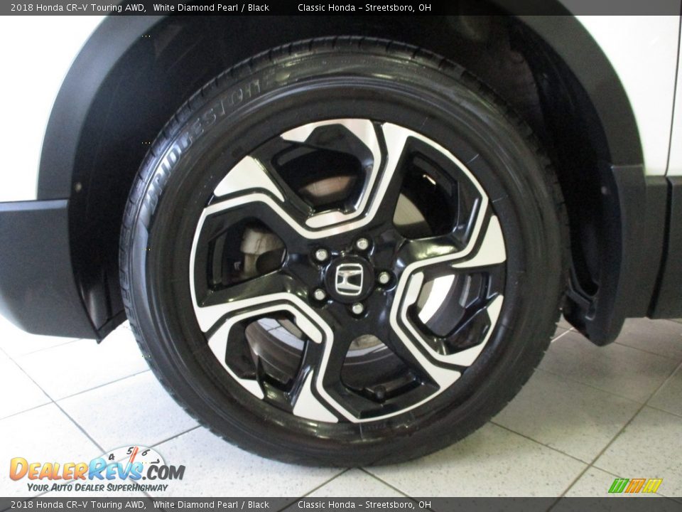 2018 Honda CR-V Touring AWD White Diamond Pearl / Black Photo #12