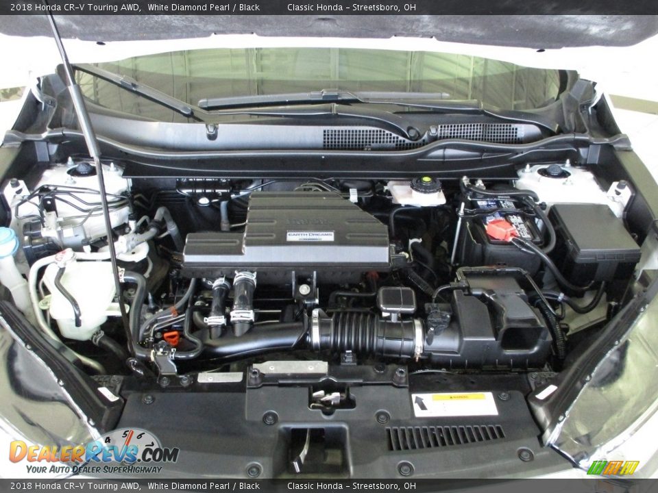 2018 Honda CR-V Touring AWD White Diamond Pearl / Black Photo #15