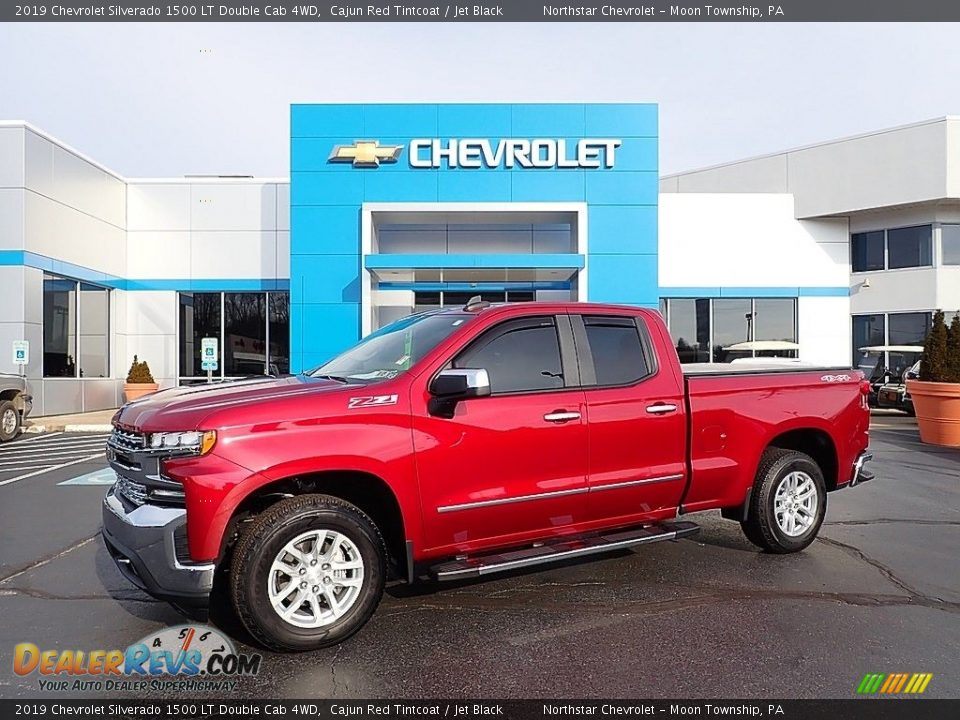 2019 Chevrolet Silverado 1500 LT Double Cab 4WD Cajun Red Tintcoat / Jet Black Photo #1