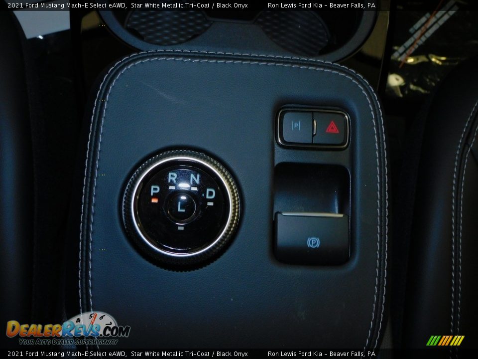 2021 Ford Mustang Mach-E Select eAWD Star White Metallic Tri-Coat / Black Onyx Photo #17