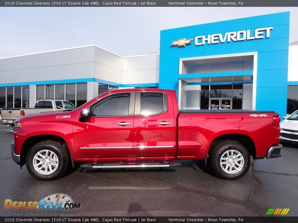 2019 Chevrolet Silverado 1500 LT Double Cab 4WD Cajun Red Tintcoat / Jet Black Photo #3