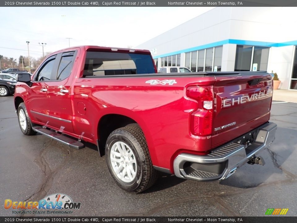 2019 Chevrolet Silverado 1500 LT Double Cab 4WD Cajun Red Tintcoat / Jet Black Photo #4