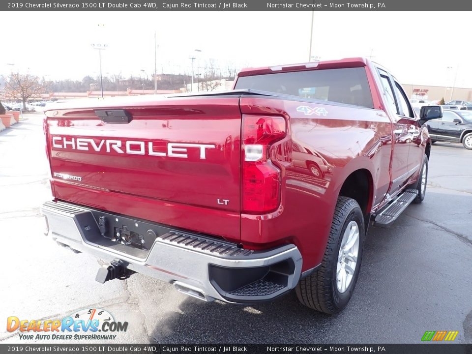 2019 Chevrolet Silverado 1500 LT Double Cab 4WD Cajun Red Tintcoat / Jet Black Photo #7