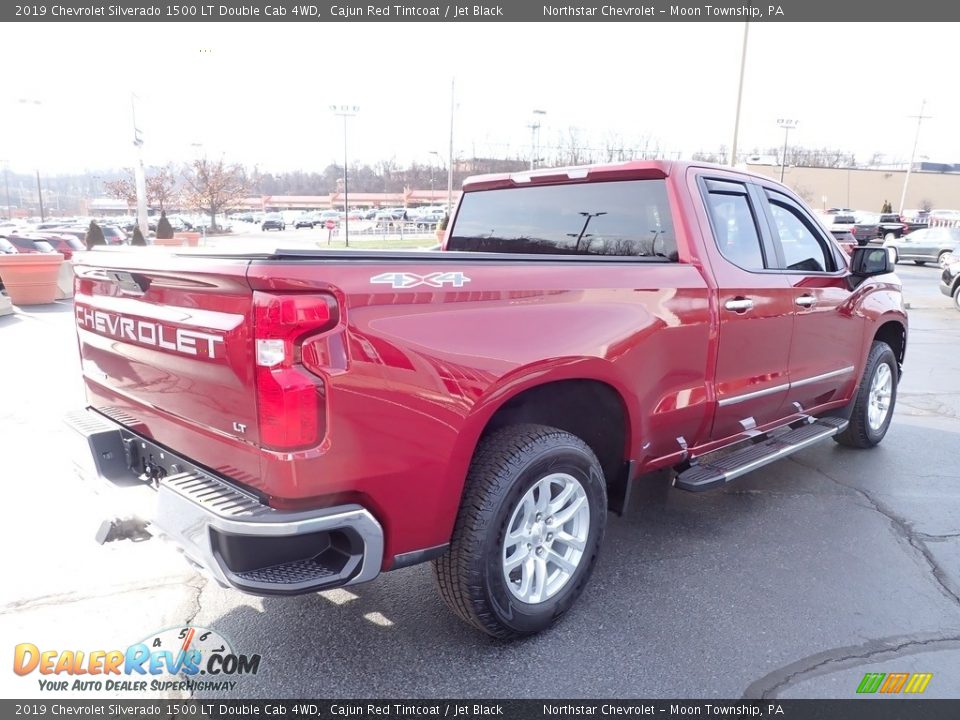 2019 Chevrolet Silverado 1500 LT Double Cab 4WD Cajun Red Tintcoat / Jet Black Photo #8