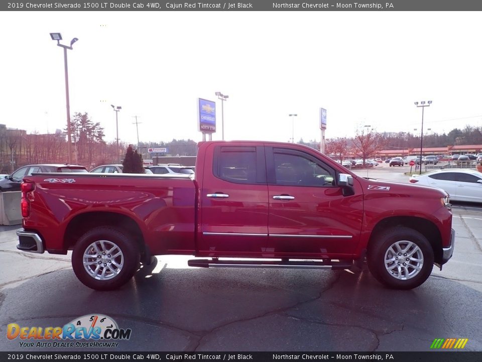 2019 Chevrolet Silverado 1500 LT Double Cab 4WD Cajun Red Tintcoat / Jet Black Photo #9