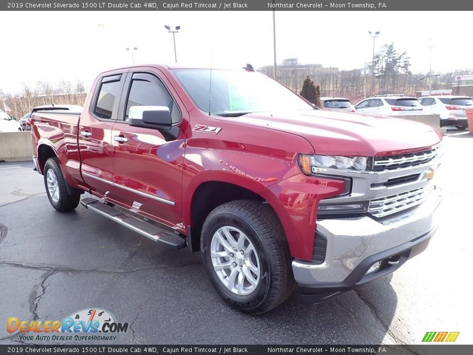 2019 Chevrolet Silverado 1500 LT Double Cab 4WD Cajun Red Tintcoat / Jet Black Photo #10