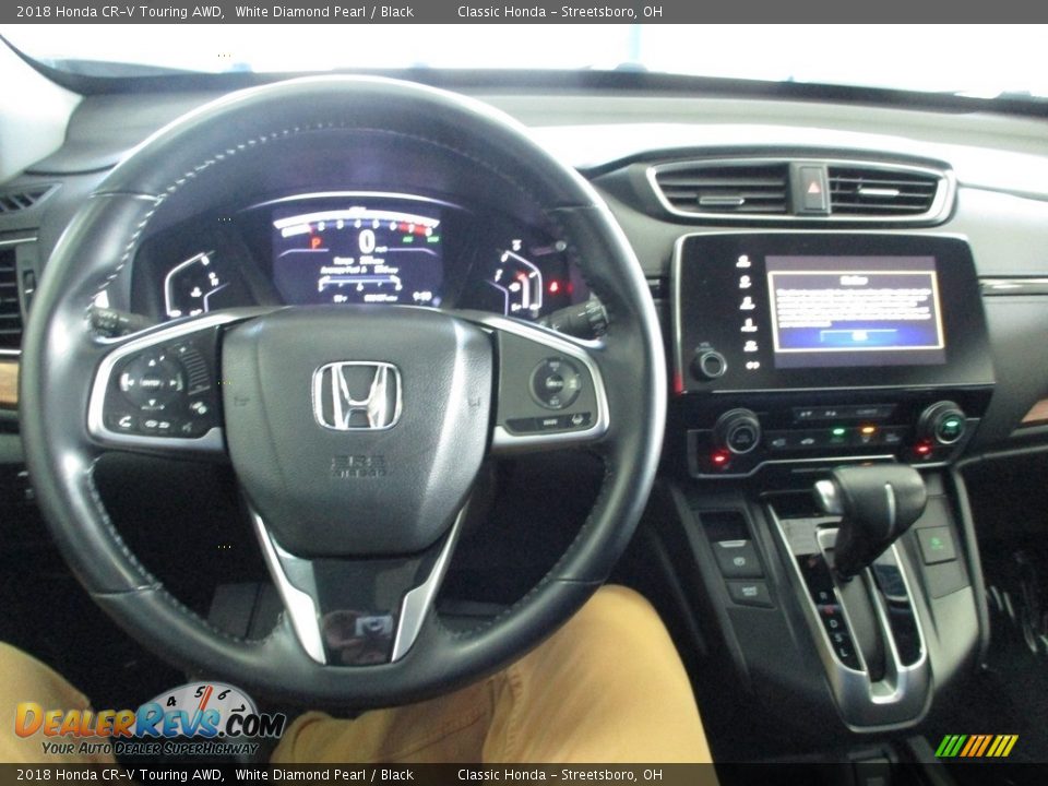 2018 Honda CR-V Touring AWD White Diamond Pearl / Black Photo #32